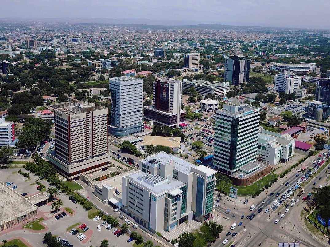 Accra (ACC) — intra-African regional hub airport, photo via Wikimedia Commons (Wikipedia summary image)