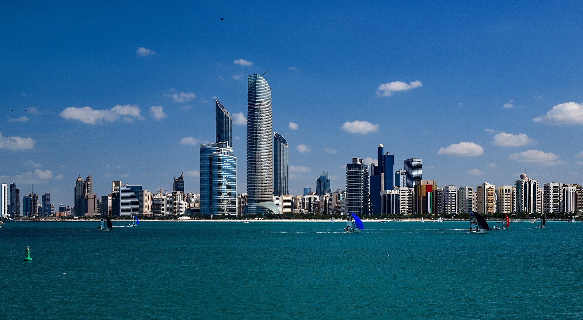 Abu Dhabi (AUH) — international airport, photo via Wikimedia Commons (media-list scan)