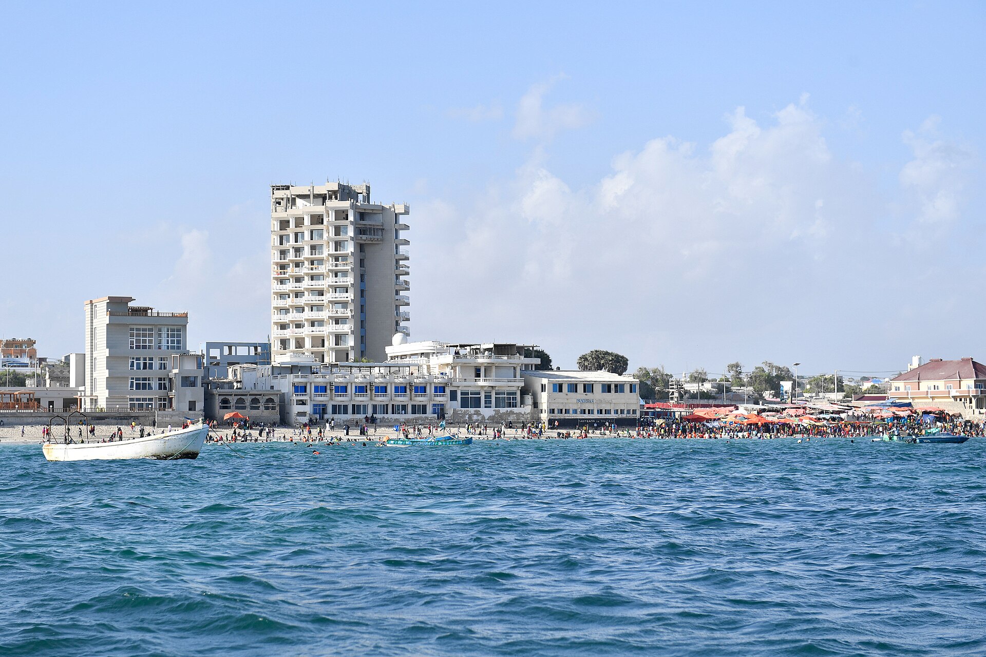 Mogadishu (MGQ) — intra-African regional hub airport, photo via Wikimedia Commons (Wikipedia summary)