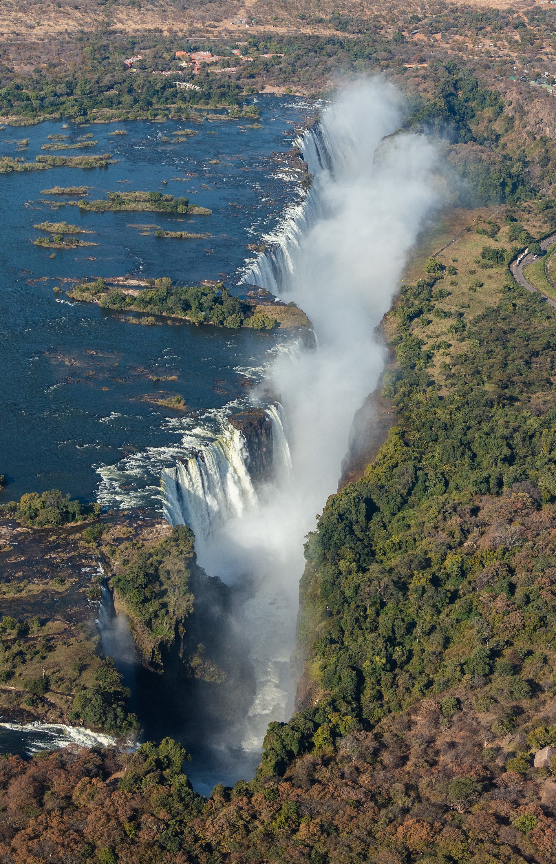 Victoria Falls (VFA) — international airport, photo via Wikimedia Commons (Wikipedia summary)
