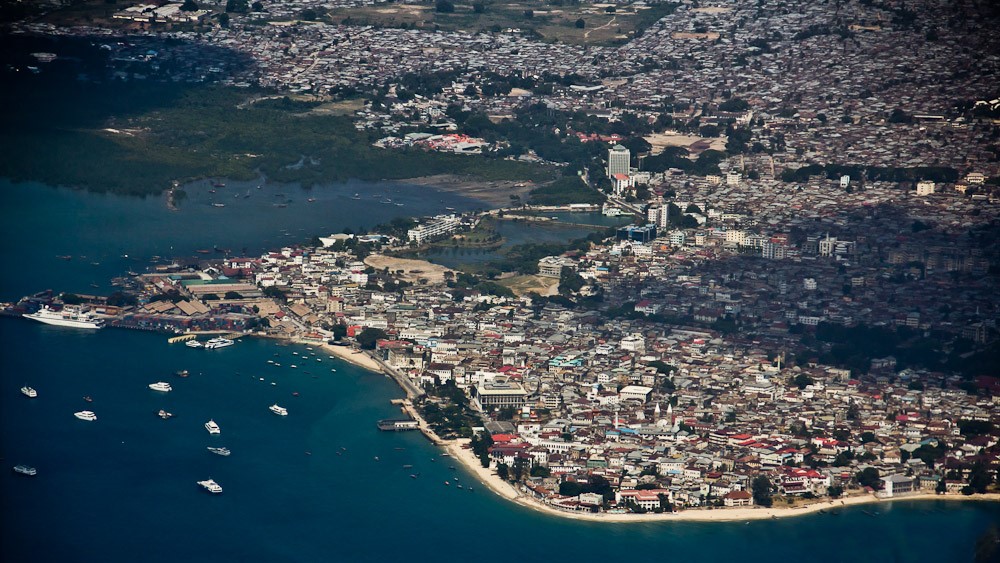 Zanzibar (ZNZ) — intra-African regional hub airport, photo via Wikimedia Commons (Wikipedia skyline article)